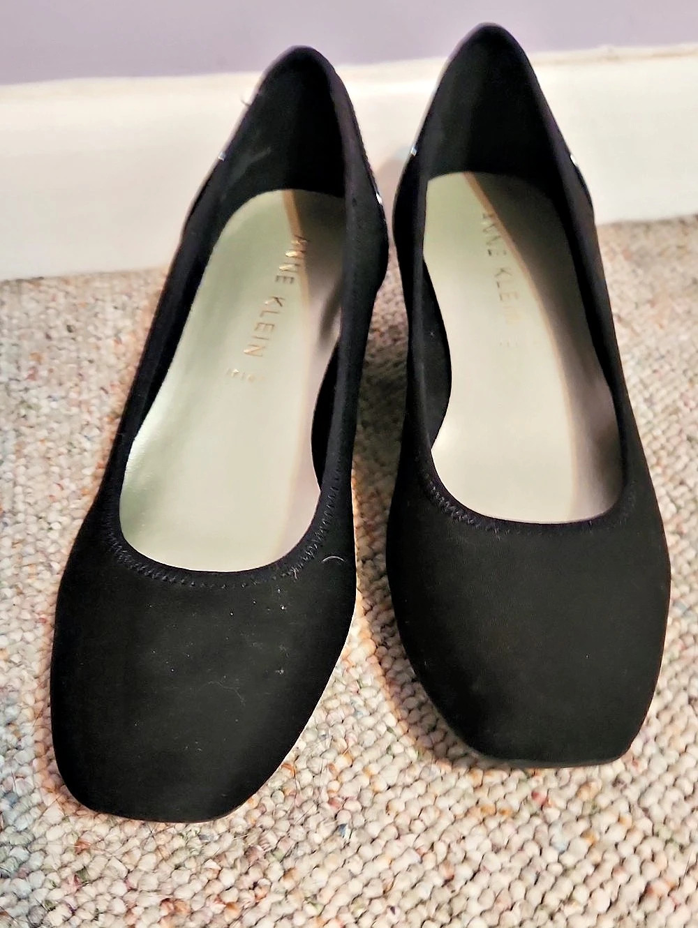 Anne Klein Wisher Wedge Black Wedge Pumps
